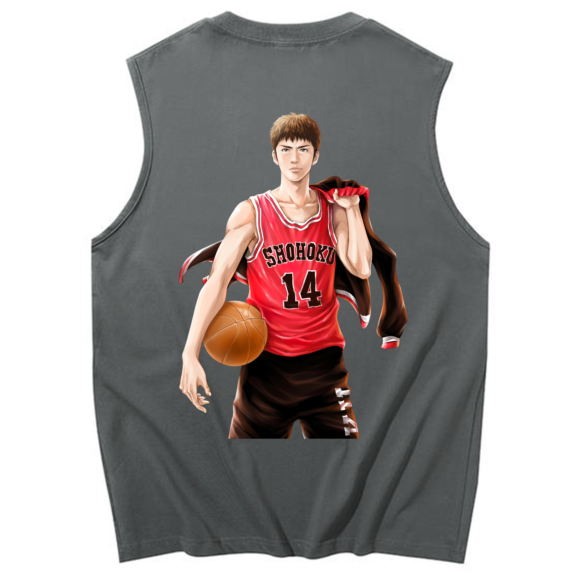 （画像用） SLAM DUNK／スラムダンク コットン100％タンクトップ（背面プリント）
